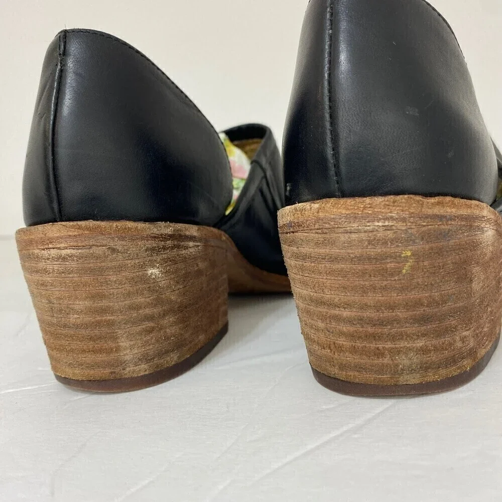 Madewell Women's The Brady Lowcut Ankle Booties Black Leather Size 7.5